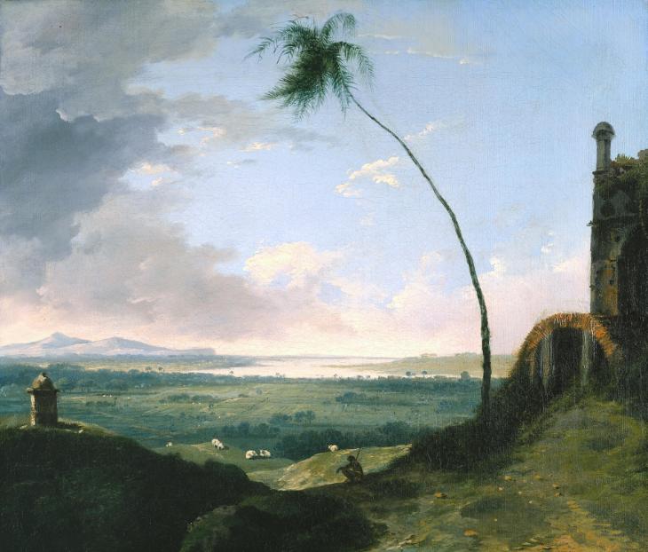 Tomb and Distant View of Rajmahal Hills 1782 William Hodges 1744-1797 Presented by the Friends of the Tate Gallery 1964 http://www.tate.org.uk/art/work/T00690
