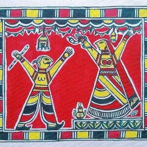 मञ्जूषा पेंटिंग | Manjusha Painting on Handmade Paper